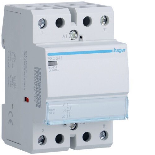 Контактор Hager ESC241 40A 230В 2НЗ