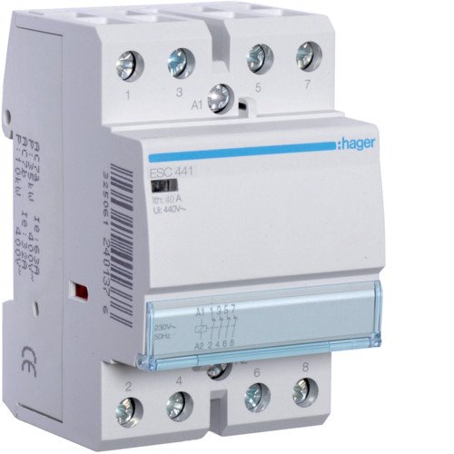 Контактор Hager ESC441 40A 230В 4НЗ