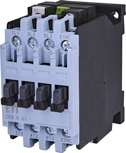 Контактор CES 9.01 (4 kW) 230V AC, 1НЗ, 4646517 ETI