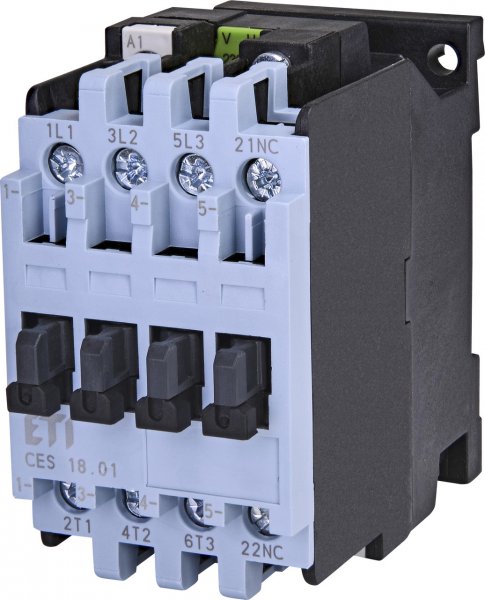 Контактор CES 18.01 (7,5 kW) 230V AC, 1НЗ, 4646538 ETI
