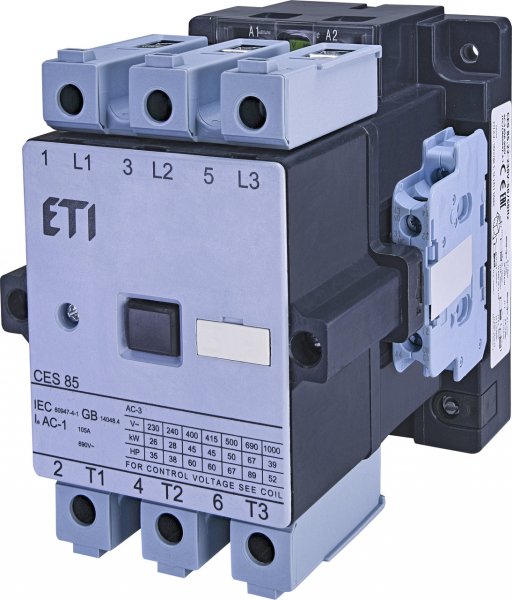 Контактор CES 85.22 (45 kW) 230V AC, 2НО+2НЗ, 4646565 ETI