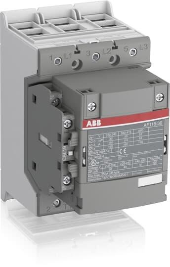 Контактор AF140-30-11-13 140А 3Р 1НО+1НЗ катушка 100-250B AC/DC, 75кВт, 380-400В АС-3, 1SFL447001R1311 ABB