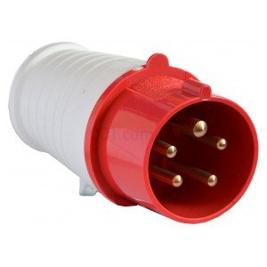 Вилка переносная ВП 16А/5 (015) 3P+N+PE 16А 415В IP44, АСКО-УКРЕМ