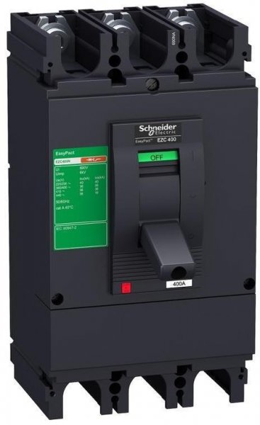 EZC630N3600N Автоматический выключатель EasyPact EZC630N 600A 3P3D 36кA Schneider