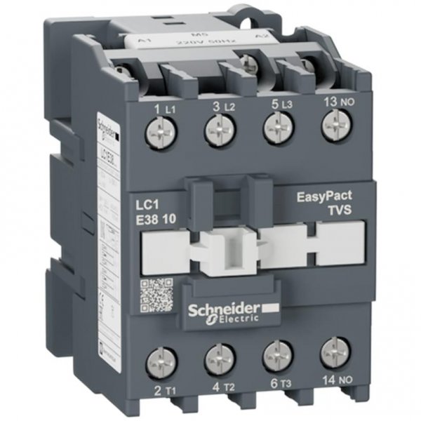 LC1E3810M5 Контактор EasyPact TVS Е 3Р 38A катушка 220В 1NO Schneider