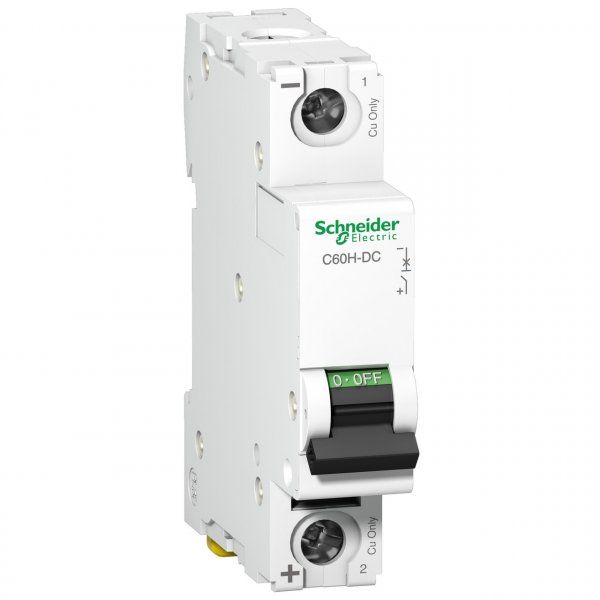 A9N61508 Автоматический выключатель C60H-DC =250В 1P 10A С 6кА Schneider