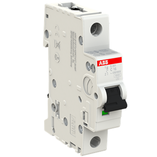 Автоматичний вимикач S201-C32 1Р 32A C 6кА System pro M compact S200 Standart ABB 2CDS251001R0324