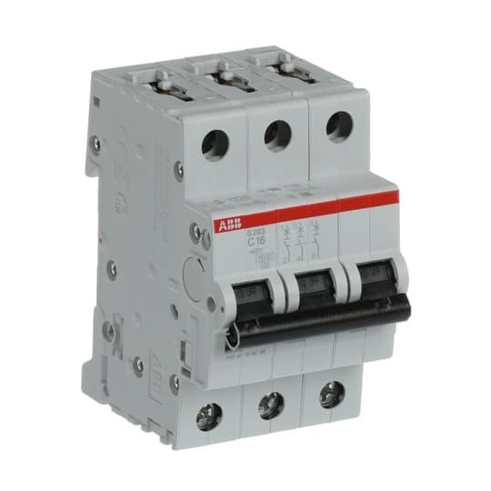 Автоматичний вимикач S203-C20 3Р 20A C 6кА System pro M compact S200 Standart ABB 2CDS253001R0204