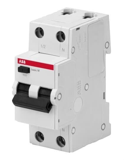 Дифференциальный выключатель BMR415C16 1P+N C 16A 4,5кА тип АС 30mA ABB 2CSR645041R1164