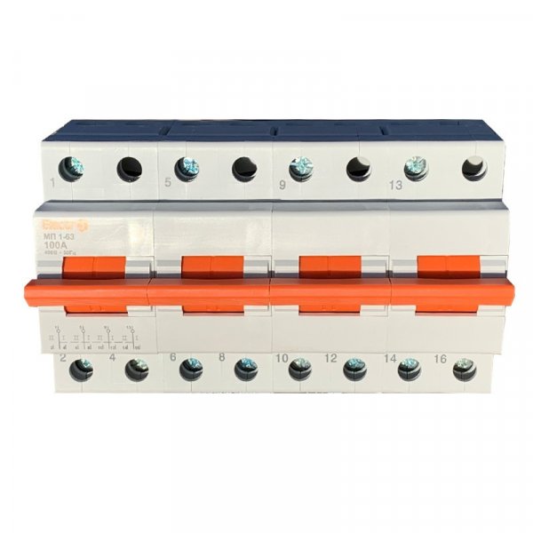 Переключатель нагрузки трехпозиционный МП1-63 4P 100A I-0-II 230B/400B Electro