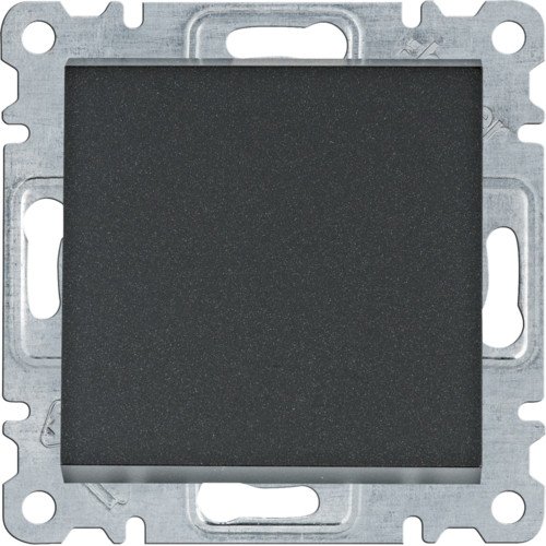 WL0113 Выключатель 1-тактовый Lumina черный 10АХ/230В Hager