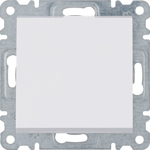 WL0030 Выключатель 1-клавишный перекрестный Lumina белый 10АХ/230В Hager
