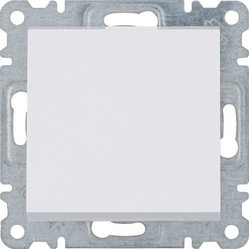 WL0110 Выключатель 1-тактовый Lumina белый 10АХ/230В Hager