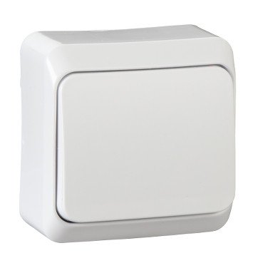 WDE001010 Prima Выключатель 1-клавишный 10AX белый Schneider Electric