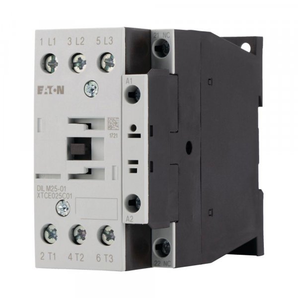 Контактор DILM25-01 (230V50HZ / 240V60HZ) 25А 230V/AC 1NC 277164 Eaton