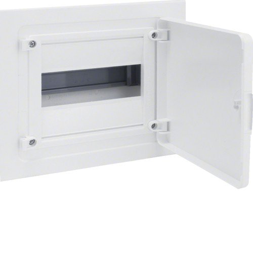 VF108PD Щит GOLF на 8 модулей (1х8) внутренний монтаж, белая пластиковая дверь, Hager