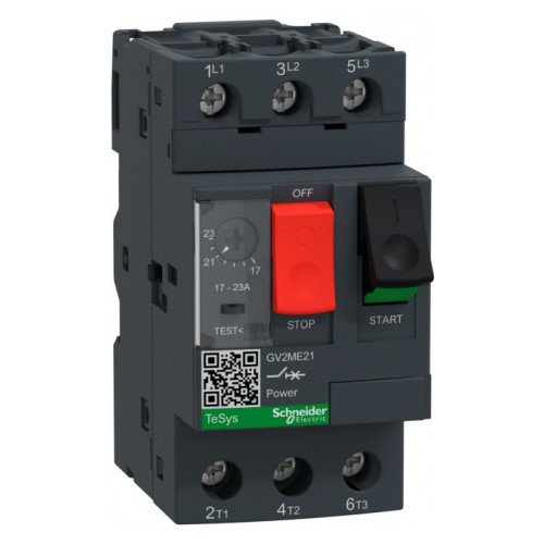 GV2ME21 Автоматичний вимикач захисту двигуна TeSys GV2 17-23 Schneider Electric