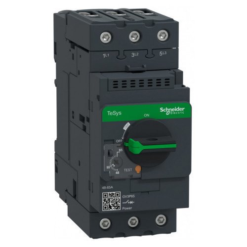 GV3P65 Автоматический выключатель защиты двигателя TeSys GV3 48-65 Schneider Electric