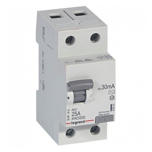 Пристрій захисного вимкнення (ПЗВ) RX3 2п 63А 30мА АС 402026 Legrand
