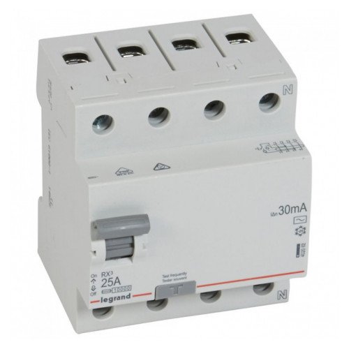Пристрій захисного вимкнення (ПЗВ) RX3 4п 40А 30мА АС 402063 Legrand