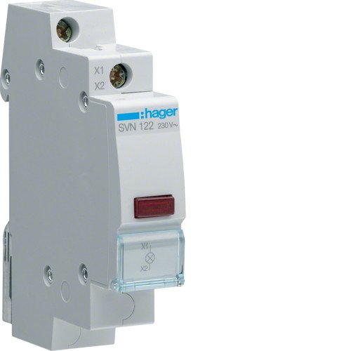 SVN122 Индикатор LED 230В красный Hager