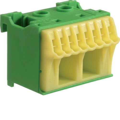 KN10E Блок QuickConnect PE-клемма 2x16мм²+8x4мм² ширина 45мм Hager