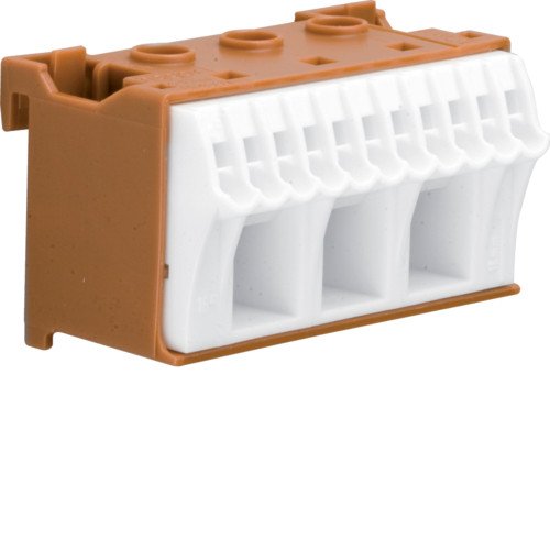 KN14P Блок фазных клемм QuickConnect 3x16мм²+11x4мм² ширина 60мм Hager