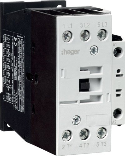 EV03810C Контактор корпусный 3P+1НО катушка 230В-АС 38А AC-3 Hager