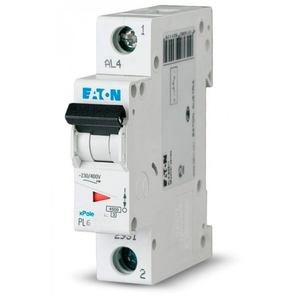 Автоматический выключатель PL6-C32/1 C 1P 32А 6kA Eaton 286536
