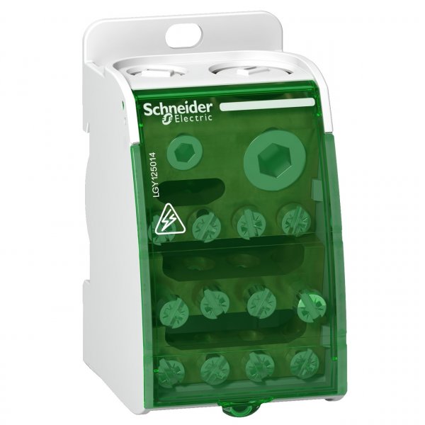 LGY125014 Блок розподільний Linergy DS 1п 250А 14 отворів Schneider Electric