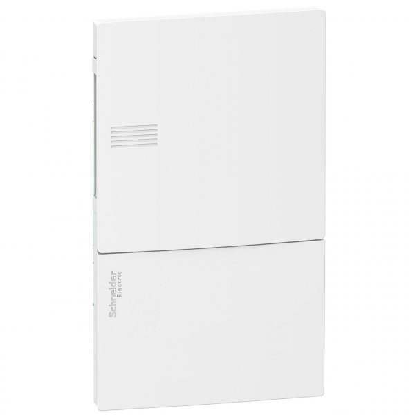 MIP22104 Щит встраиваемый Resi9 Mini Pragma 4 модуля 1 ряд (1х4) белый с белой дверцей Schneider Electric