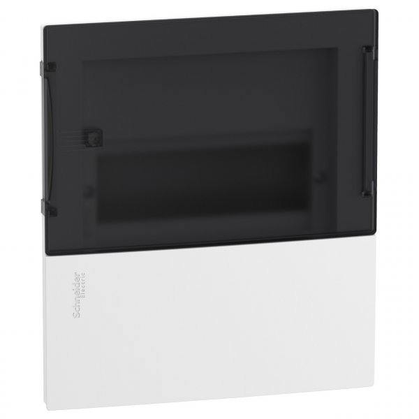 MIP22108S Щит встраиваемый Resi9 Mini Pragma 8 модулей 1 ряд (1х8) белый прозрачная дверь Schneider Electric