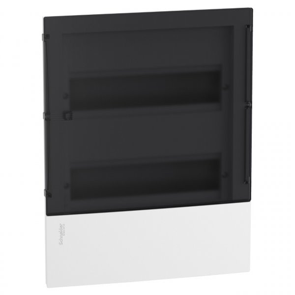 MIP22212S Щит вбудований Resi9 Mini Pragma 24 модулі 2 ряда (2х12) білий прозорі двері Schneider Electric