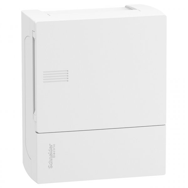 MIP12106 Щит навесной Resi9 Mini Pragma 6 модулей 1 ряд (1х6) белый с белой дверцей Schneider Electric