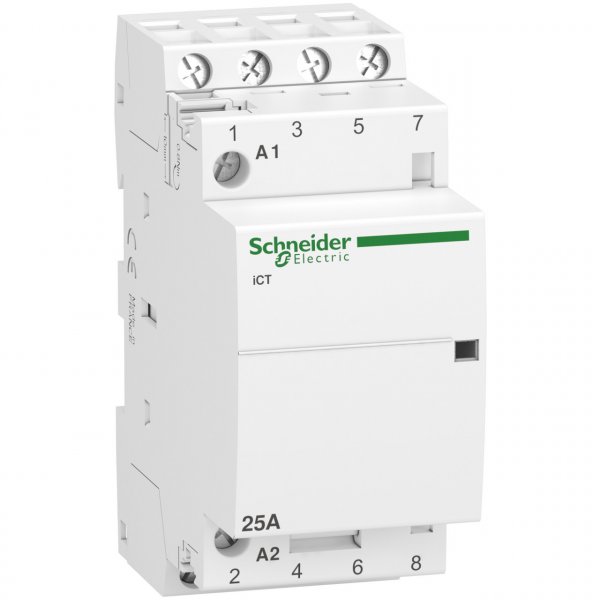 A9C20834 Контактор iCT 25A 4NO 220/240В ~ 50Гц Schneider Electric