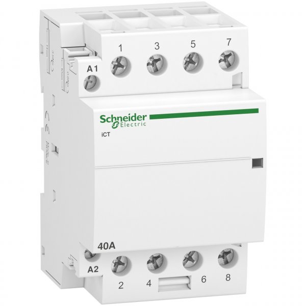A9C20844 Контактор iCT 40A 4NO 220/240В ~ 50Гц Schneider Electric