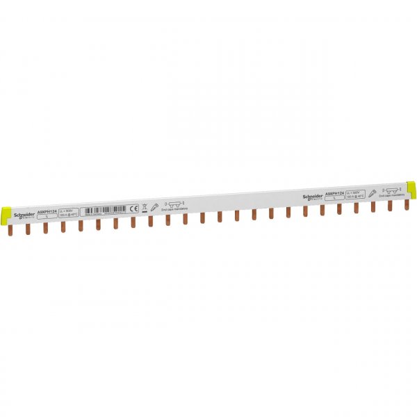 A9XPH124 Шина гребінчаста 100А 1P 24 модулів 18мм Schneider Electric