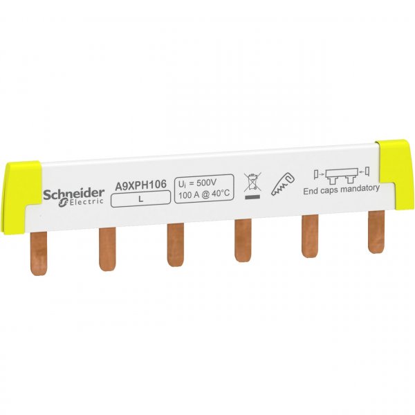 A9XPH106 Шинка гребенчатая 100А 1P 6 модулей 18мм Schneider Electric