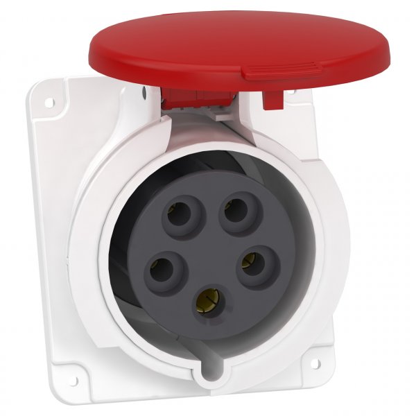 PKF32F435 Кабельная розетка стационарная скрытой проводки IP44 32А 3P+N+E 380В PratiKa Schneider Electric