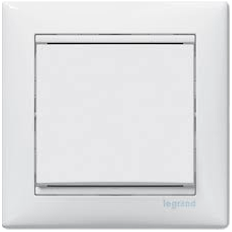 774401 Legrand Вимикач одноклавішний білий Valena Classic