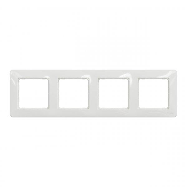 SDD311804 Рамка 4-постовая белый Sedna Design Schneider Electric
