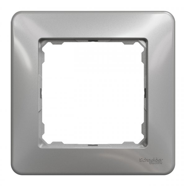 SDD313801 Рамка 1-постовая алюминий Sedna Design Schneider Electric