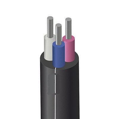 Кабель силовой АВВГ 3 х 4,0 алюминиевый