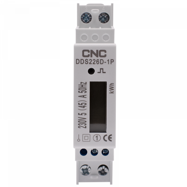 Лічильник електроенергії однофазний DDS226D-1P 45А LCD дисплей CNC