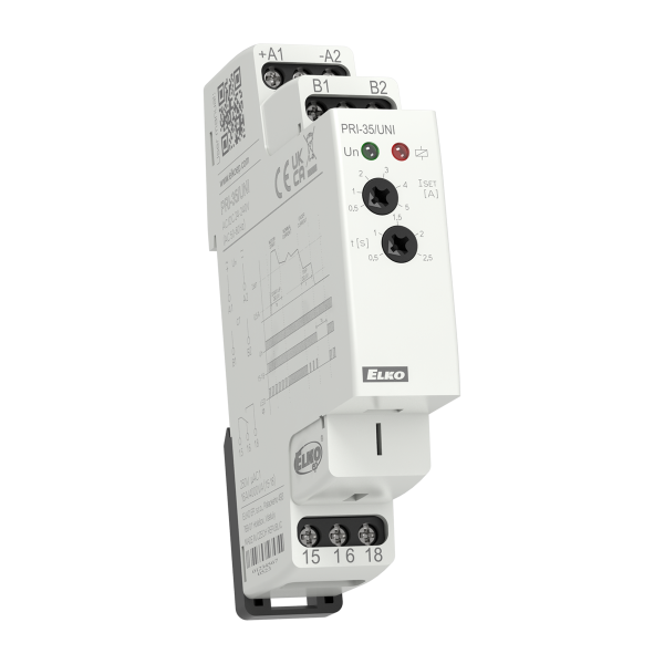 Реле контроля минимального тока PRI-35 AC/DC 24-240V защита двигателя/насоса от сухого хода ELKOep