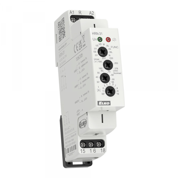 Многофункциональное реле контроля напряжения HRN-39/2 AC/DC 24-150V ELKOep