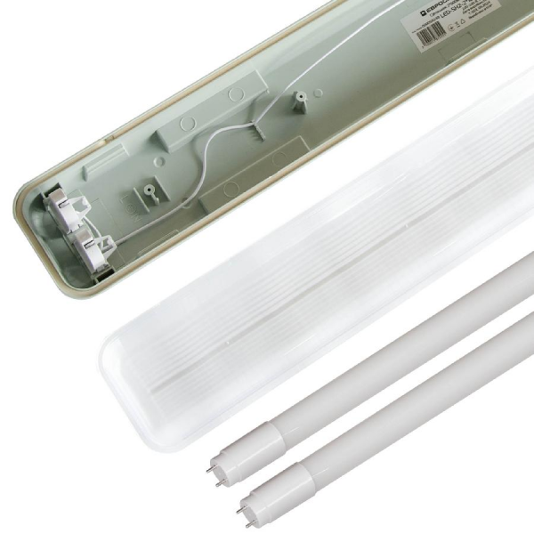 Світильник ЕВРОСВЕТ LED-SH2-40 2*1200 IP65 з лампами 18Вт 6400К 000059847