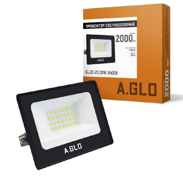 Прожектор светодиодный A.GLO GL-22-20 20W 6400K 000058903