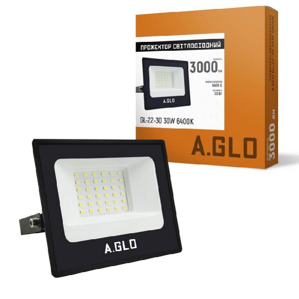 Прожектор светодиодный A.GLO GL-22-30 30W 6400K 000058904