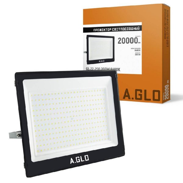 Прожектор светодиодный A.GLO GL-22-200 200W 6400K 000058908